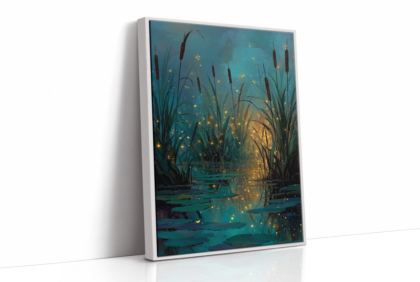 Cattails and Fireflies