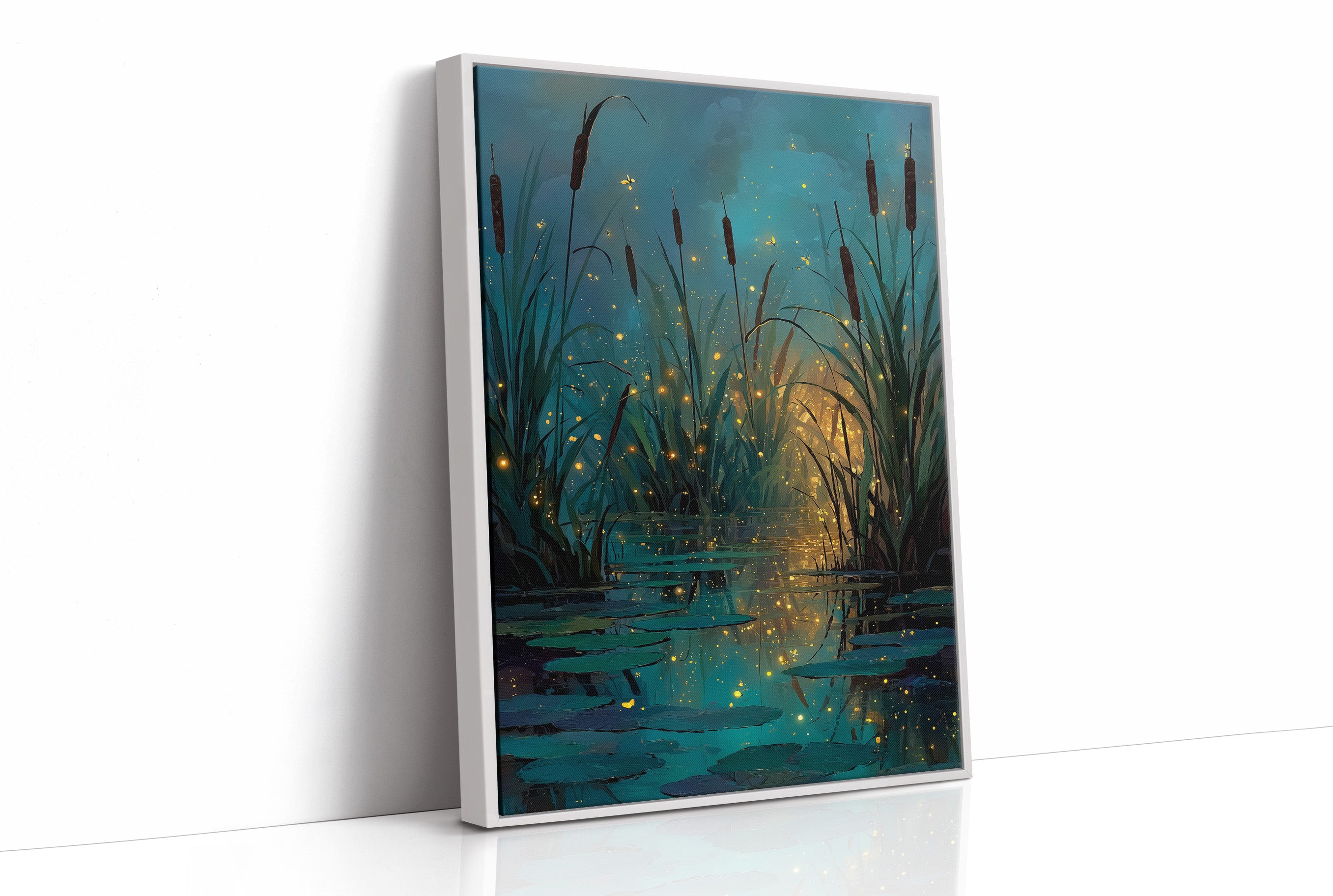 Cattails and Fireflies