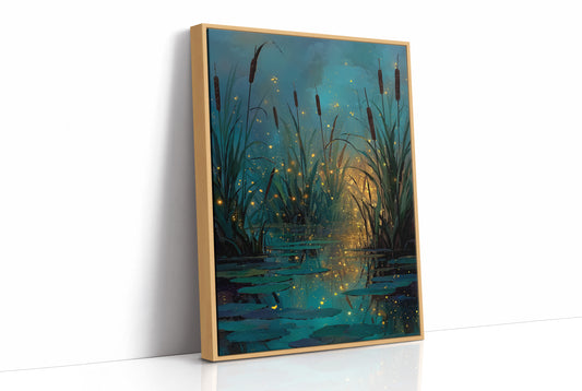 Cattails and Fireflies