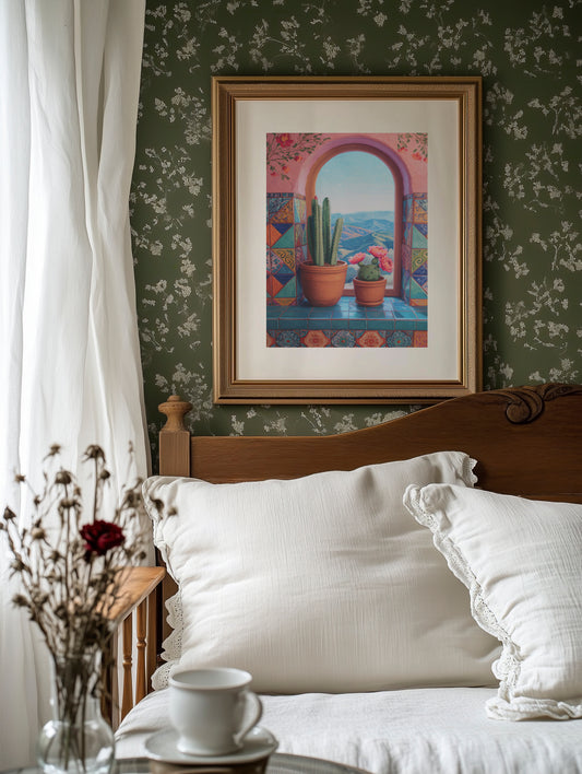 Saguaros Through Spanish Archways Dream