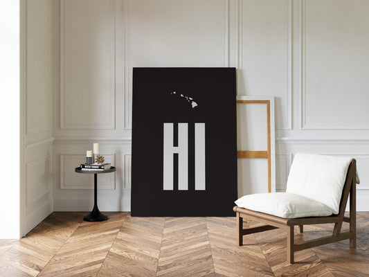 Islands Float Above Modern Letters