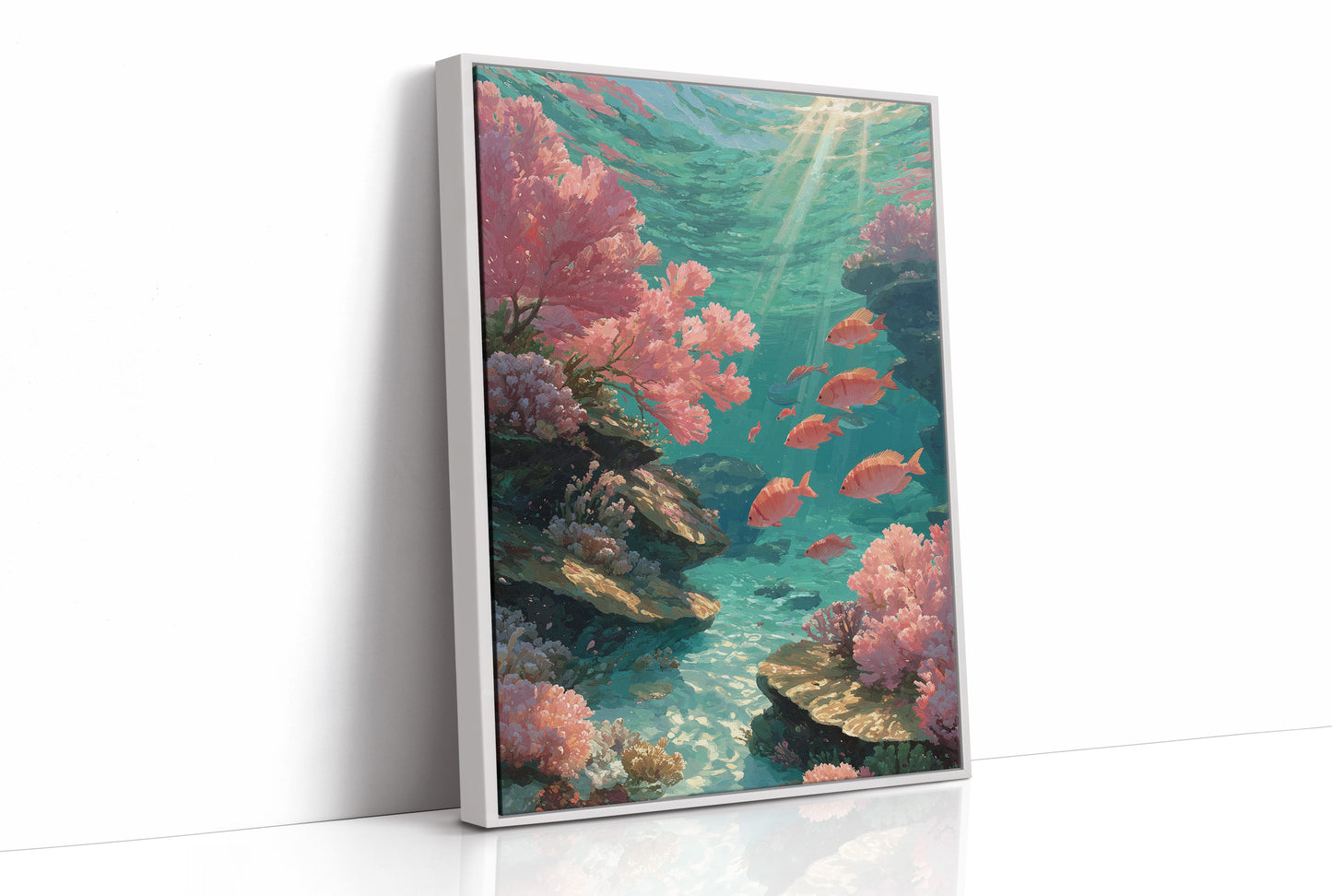 Reef of Sunlit Coral
