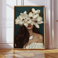 Crowned in Crimson Magnolia