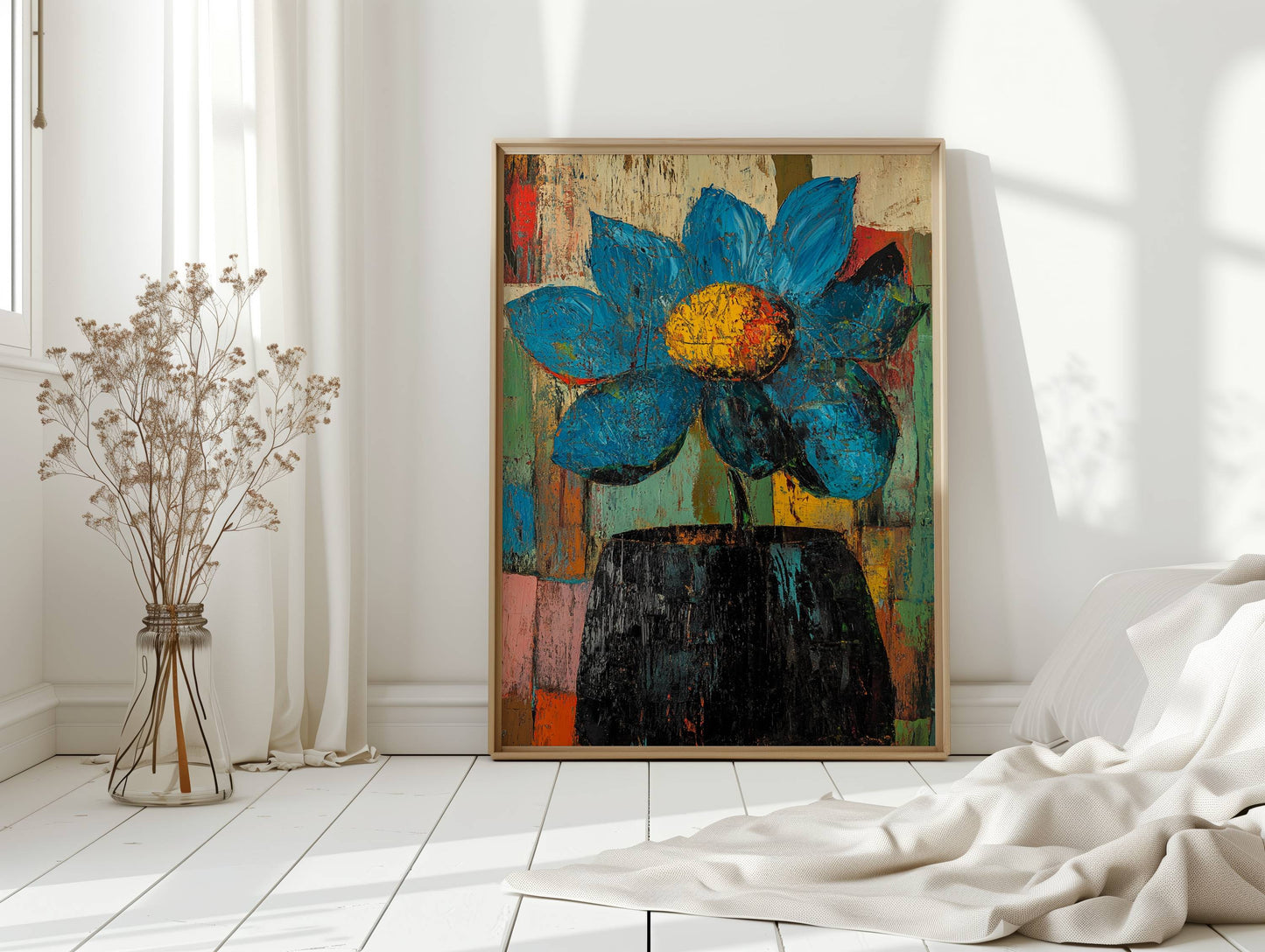 Blue Petals Paint Their Story