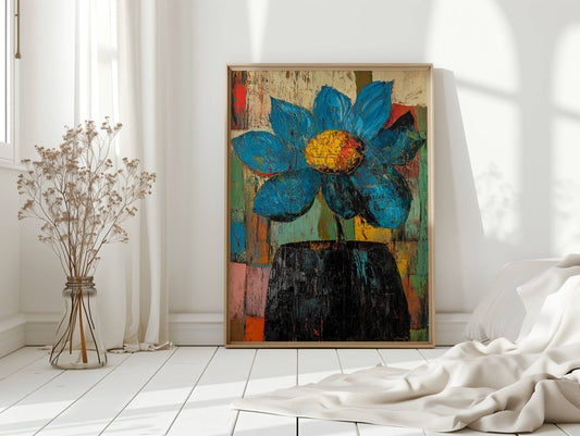 Blue Petals Paint Their Story