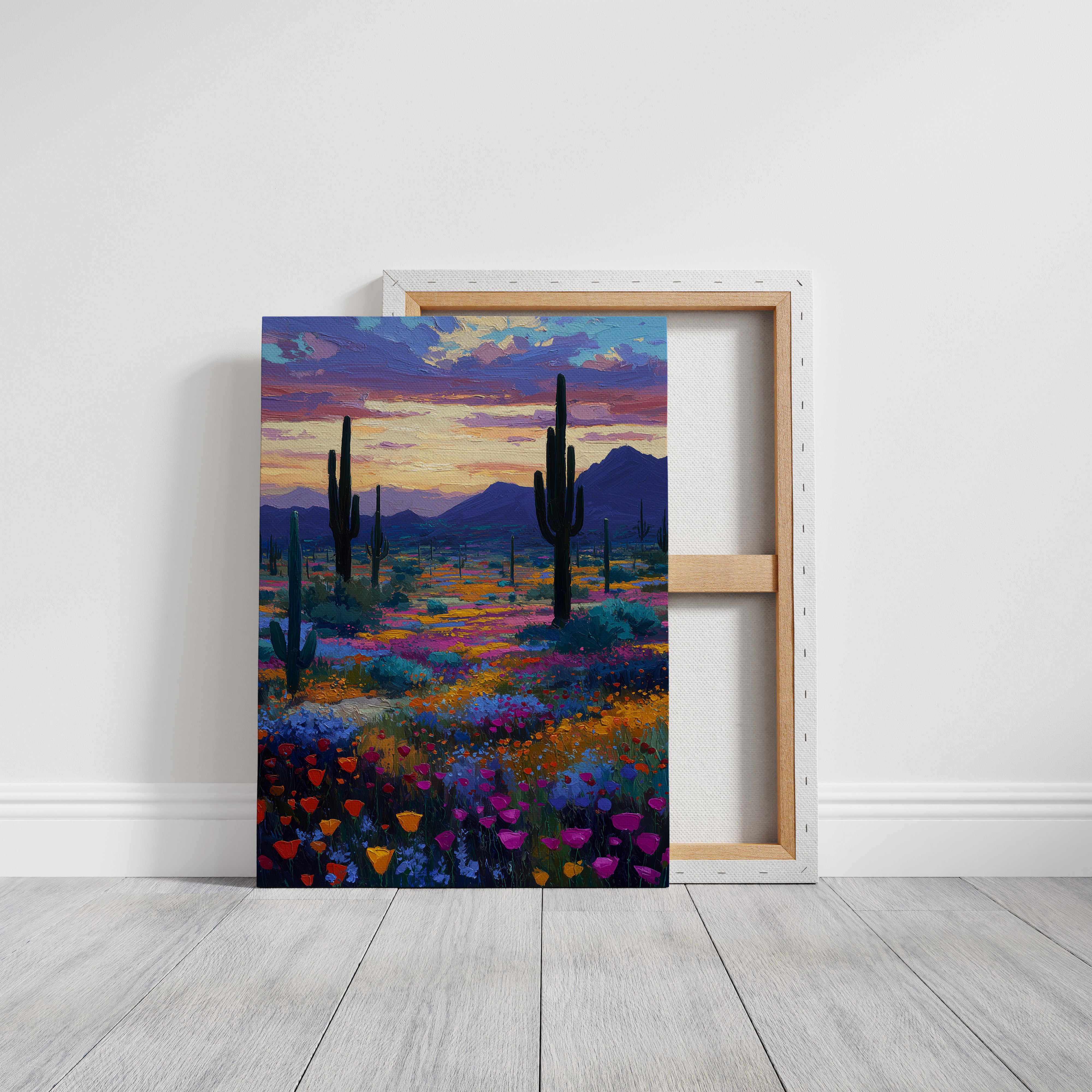 Wildflowers Dance Under Desert Stars
