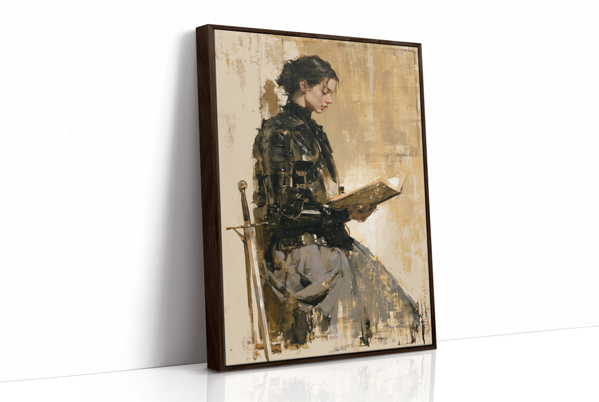 The Warrior Reads at Dusk