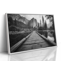 Wooden Path To Mountain Majesty