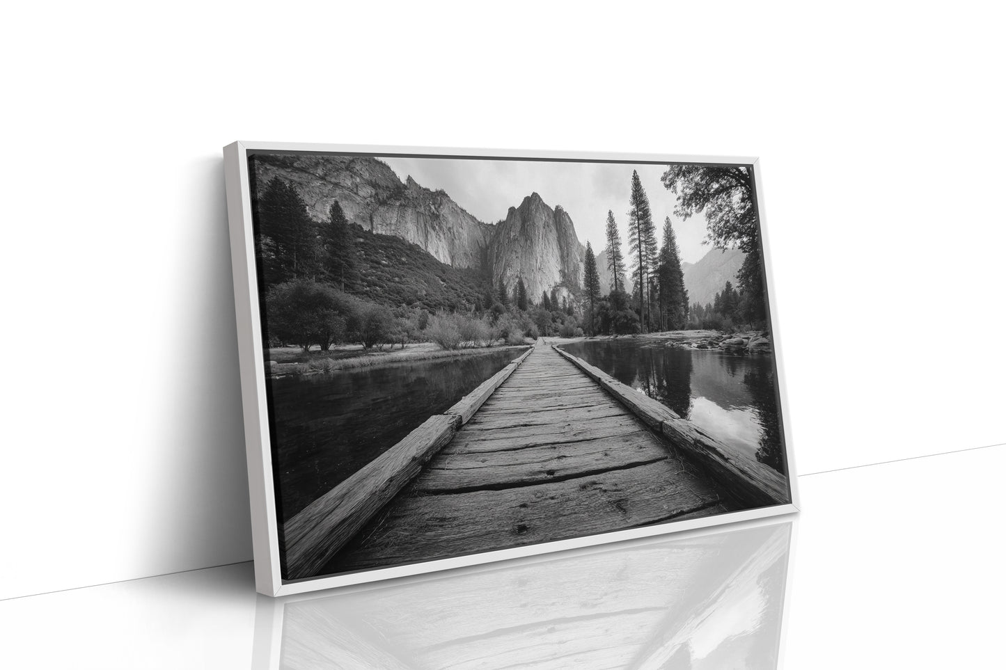 Wooden Path To Mountain Majesty