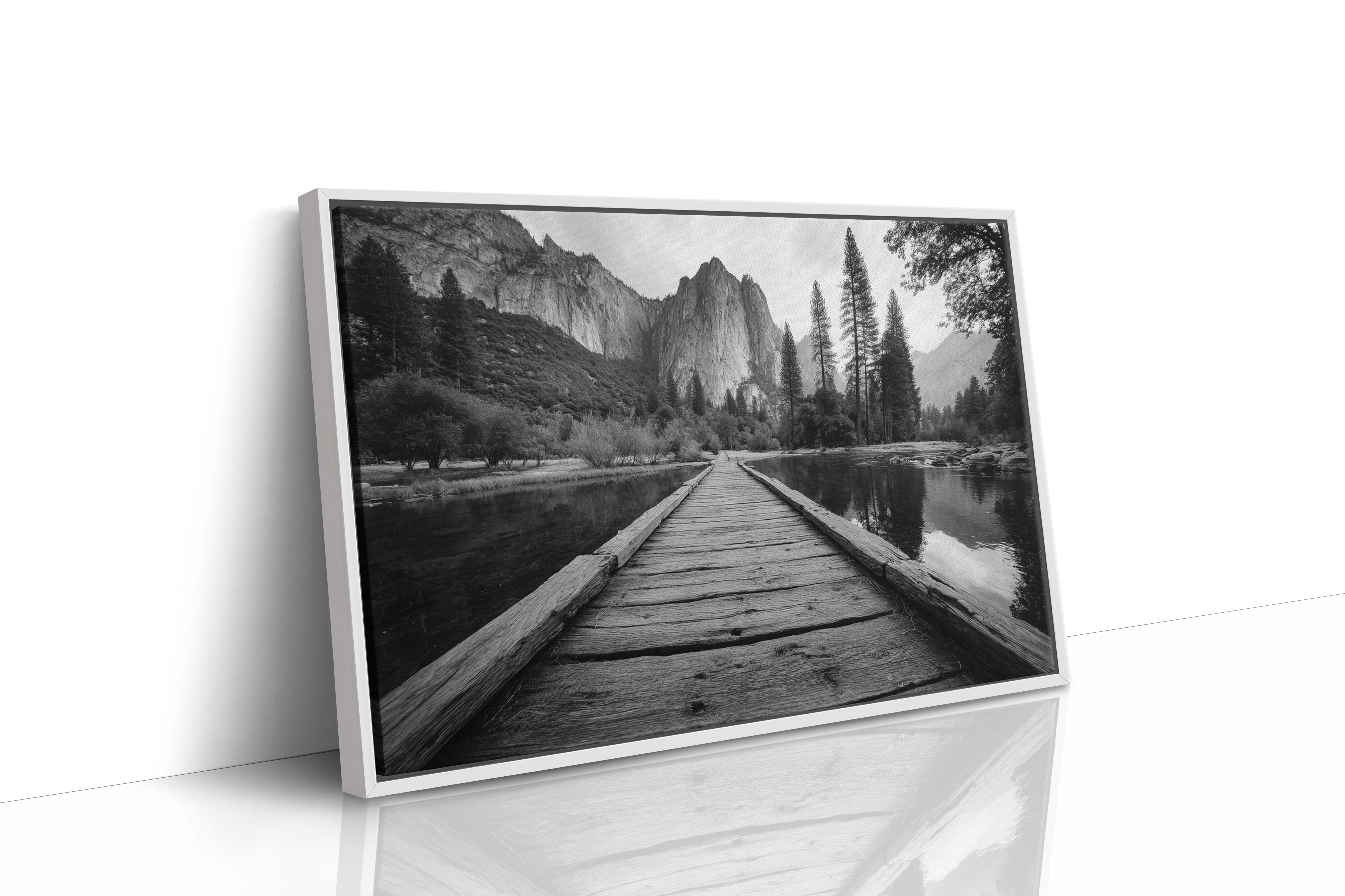 Wooden Path To Mountain Majesty