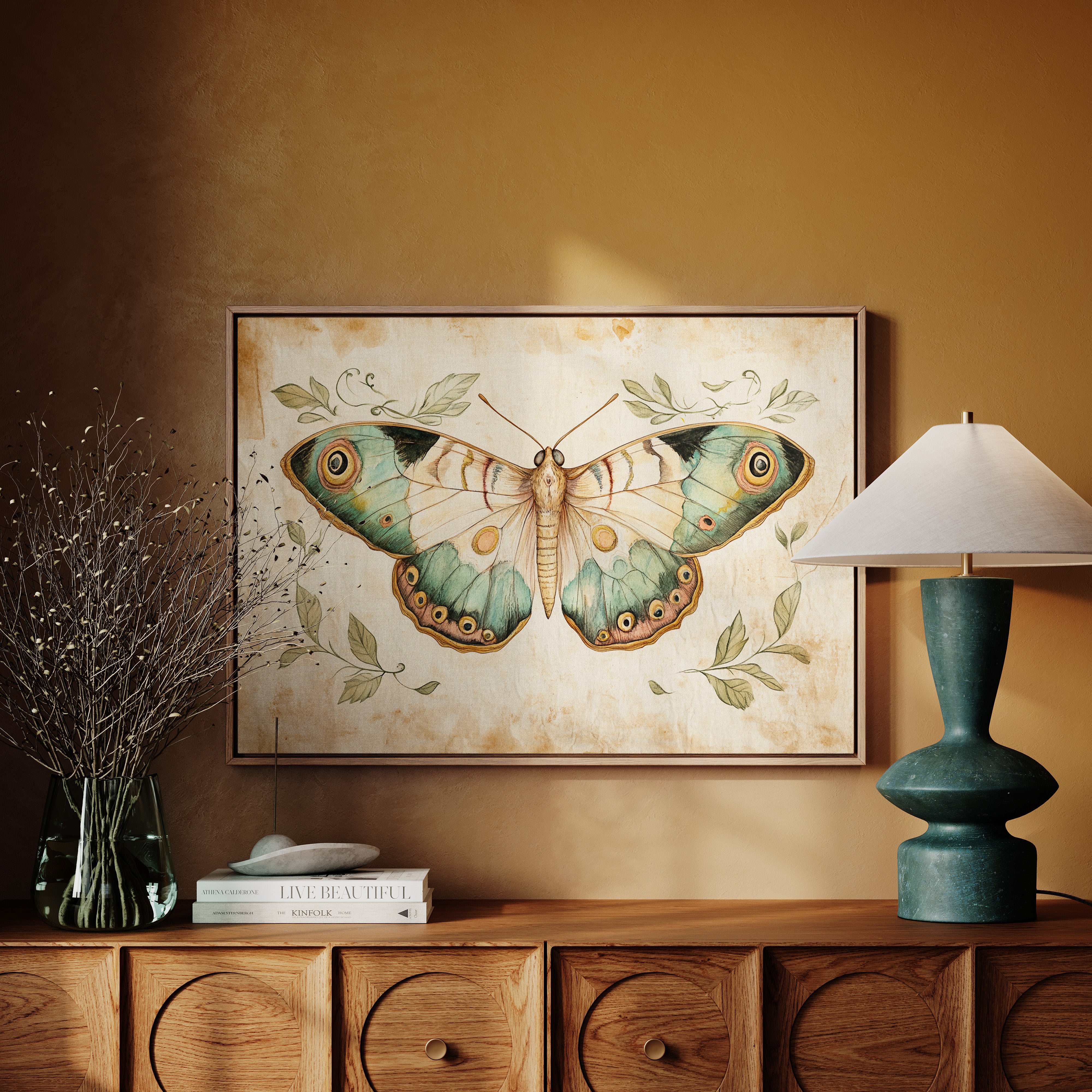 Aged Pages Hold Butterfly Tales