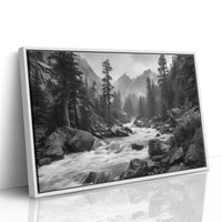 Wild Waters Carve Mountain Memories