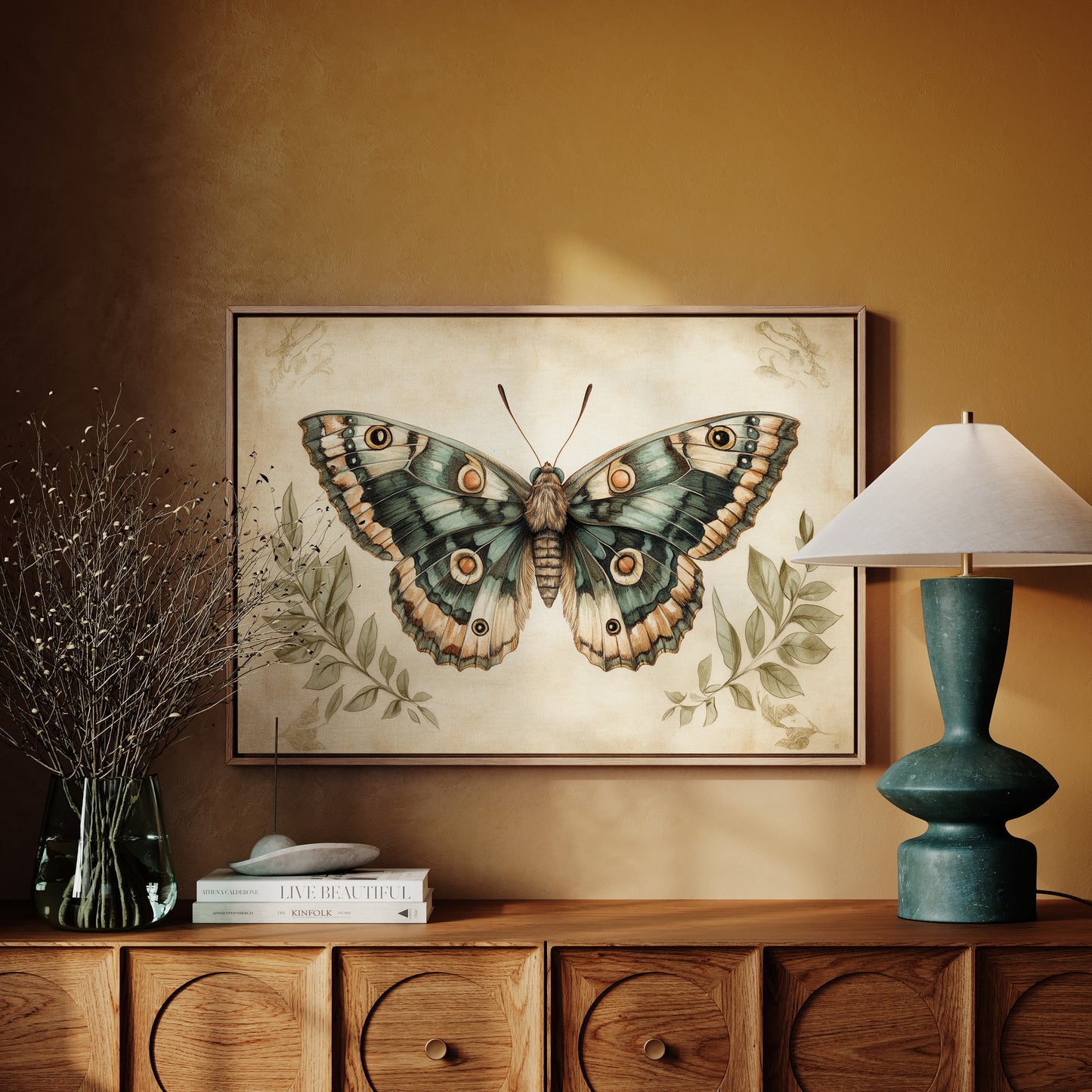 Alpine Gold Bathes Mountain Peaks