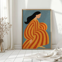 Marigold Lines Dance In Stillness