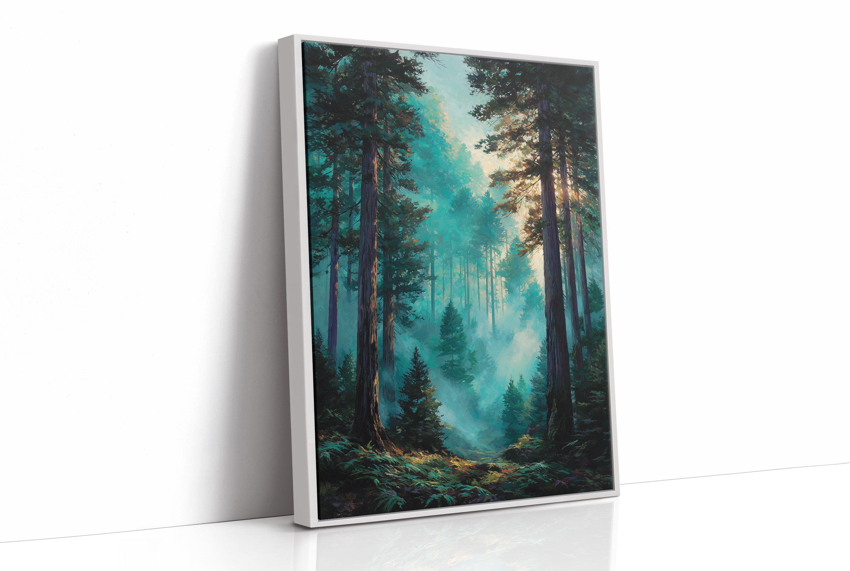 Teal Hush of the Woods
