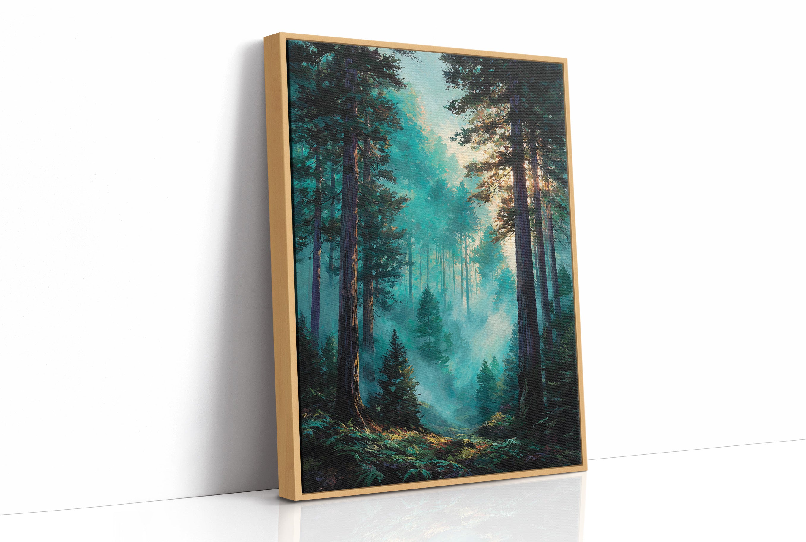 Teal Hush of the Woods