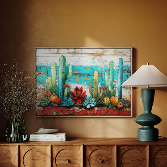 Desert Blooms Paint Turquoise Dreams