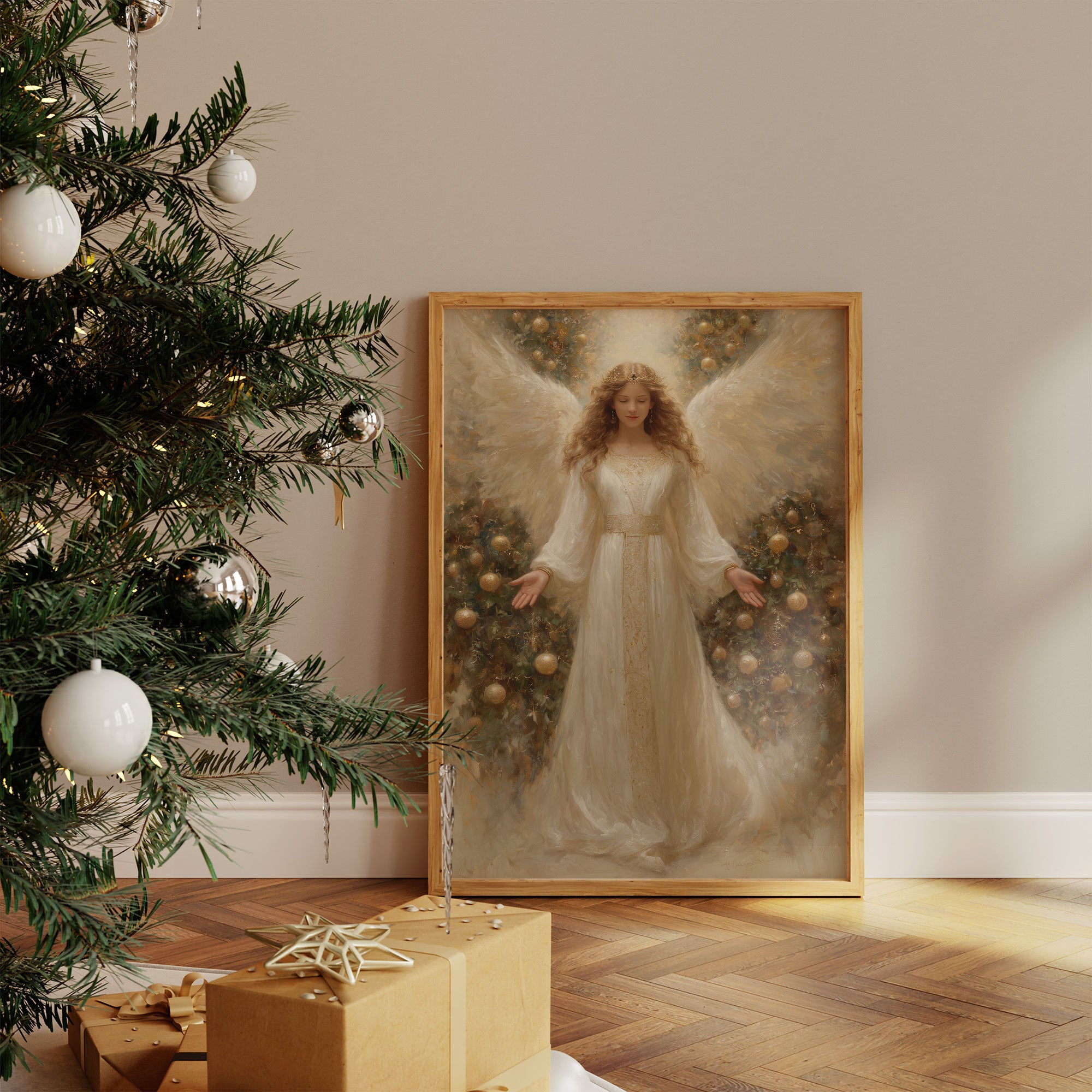 Golden Light Brings Christmas Peace