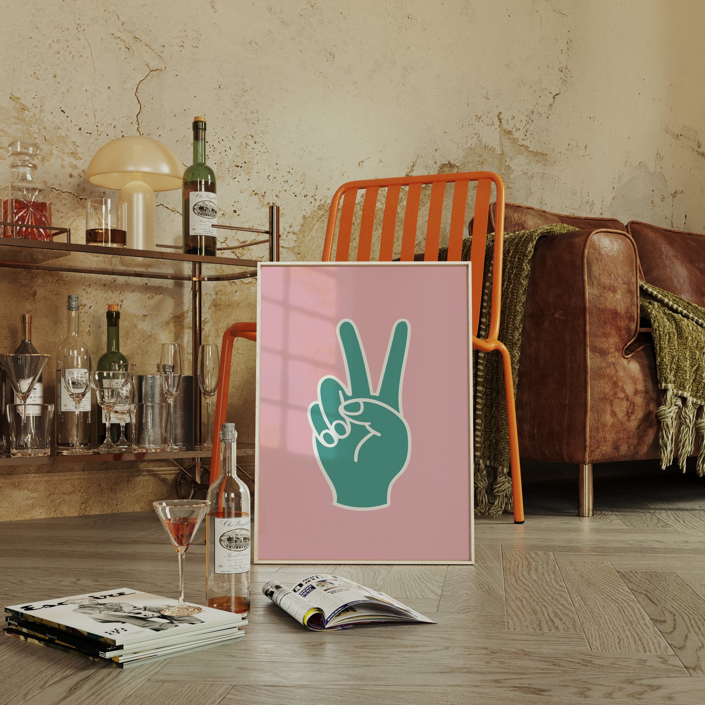 Peace Signs Paint Summer Stories