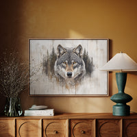 Ancient Forest Holds Wolf's Gaze