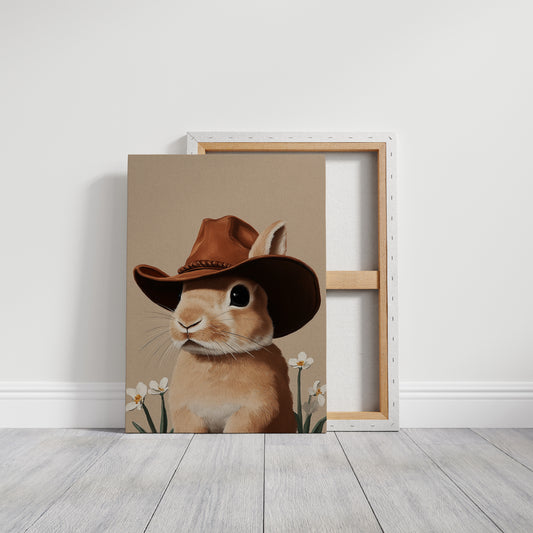 Ranch Rabbit Tips His Leather Crown