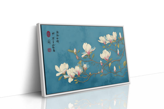 Magnolias Float On Azure Seas