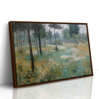 Meadow Light Through Ancient Pines