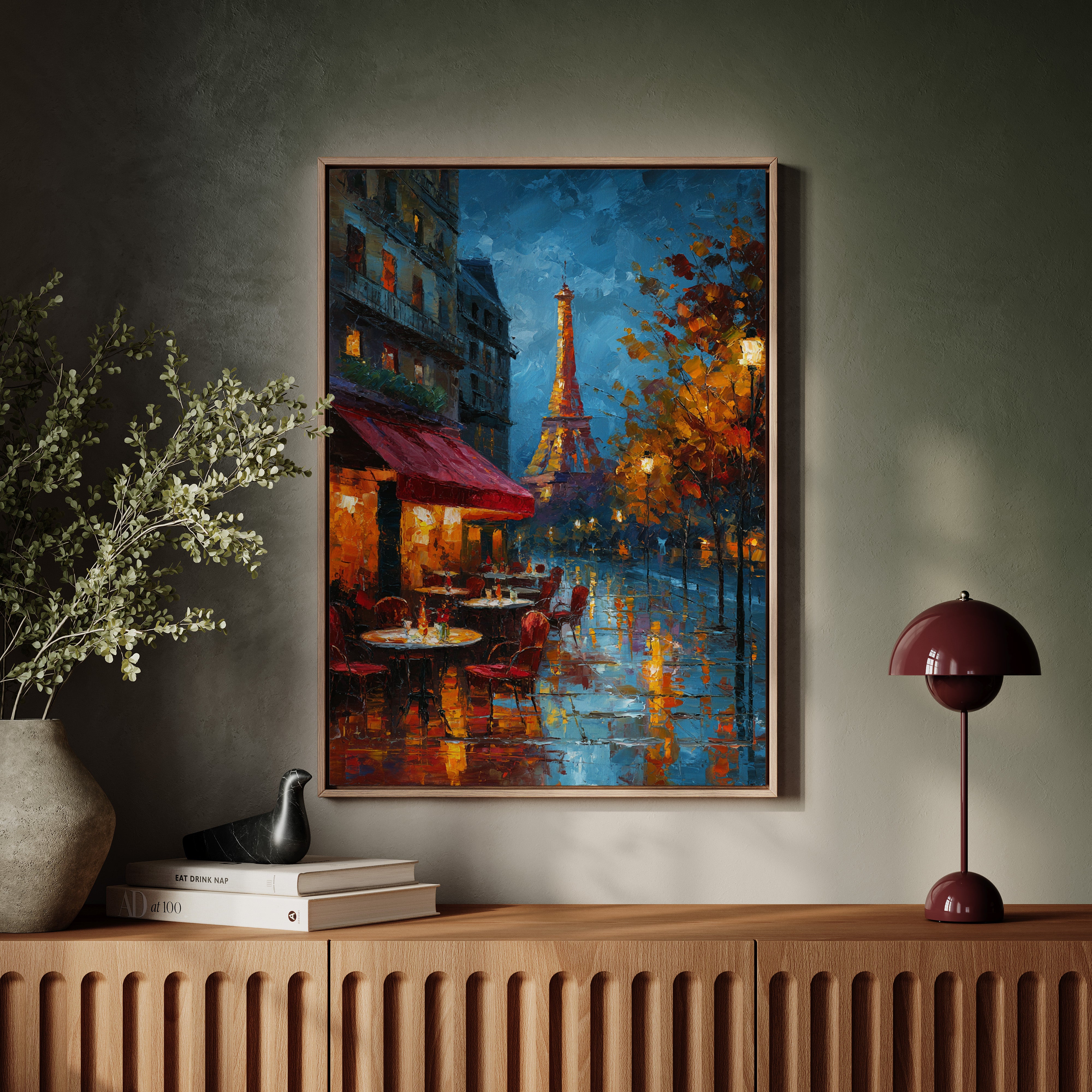 Under Parisian Lanterns' Glow