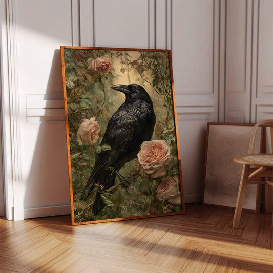 The Raven Among Blossoms