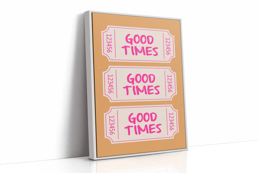 Good Times Ticket Wall Art