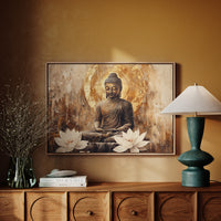 Sacred Lotus Blooms At Dawn