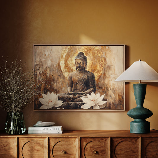 Sacred Lotus Blooms At Dawn