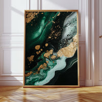 Emerald Rush with Gilded Horizon