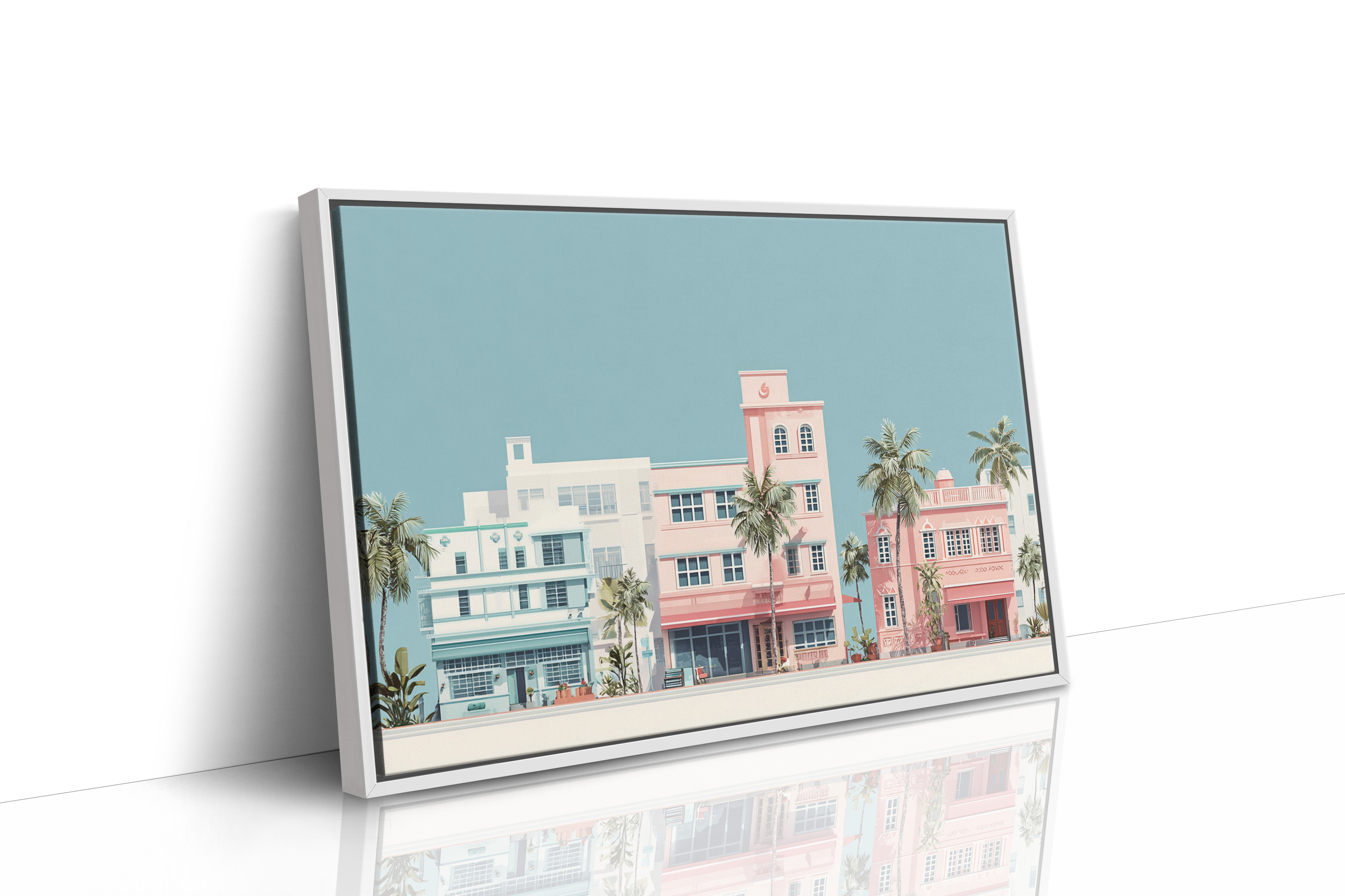 Pastel Dreams Along Ocean Drive