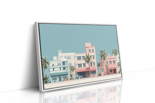 Pastel Dreams Along Ocean Drive