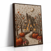 Stitched Cottage, Pumpkin Harvest