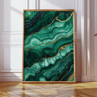 Veins of Emerald and Golden Earth