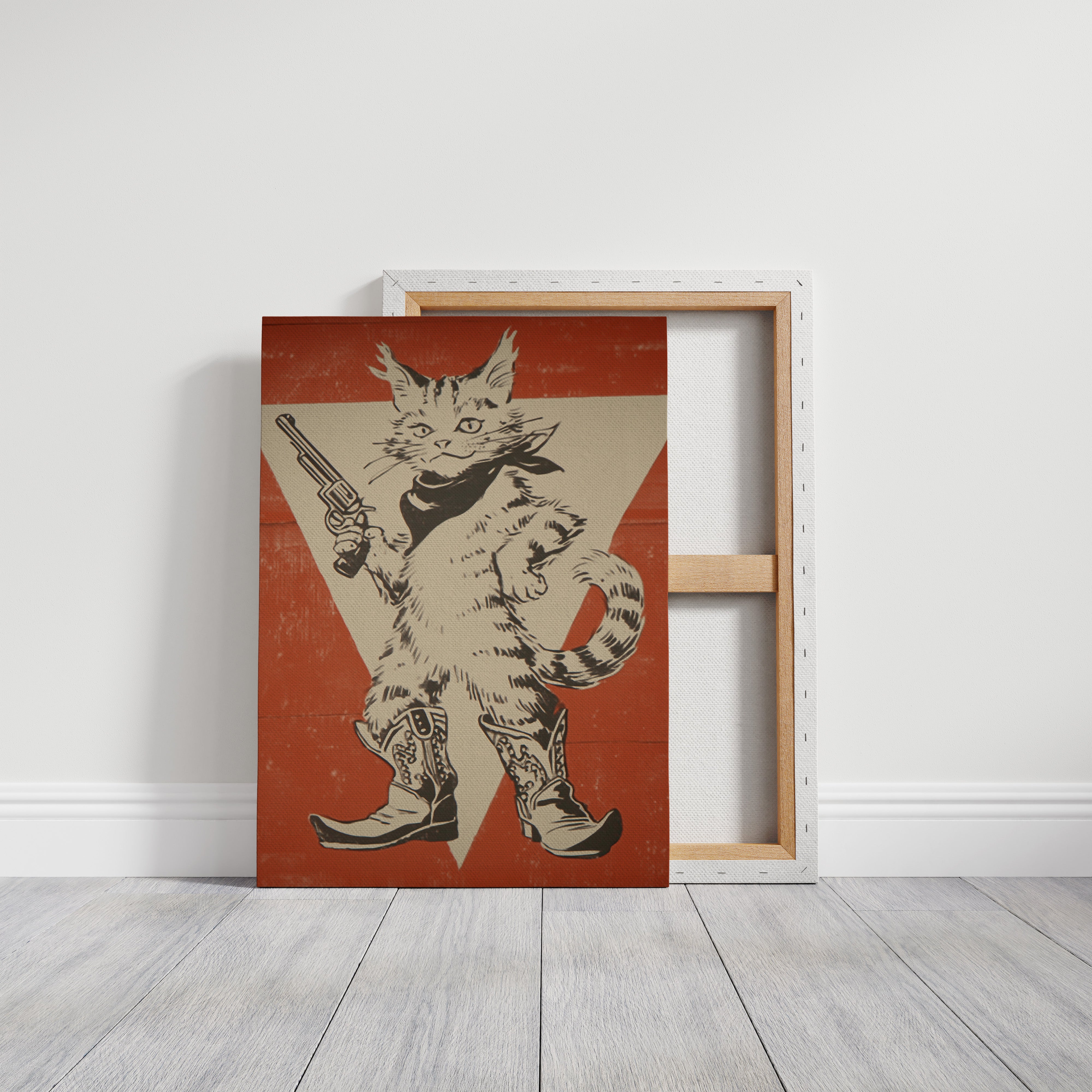 Outlaw Kitten Struts Western Tales