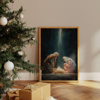 Celestial Light Bathes Sacred Night