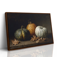 Autumn Gourds Dance With Maple