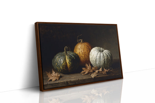 Autumn Gourds Dance With Maple