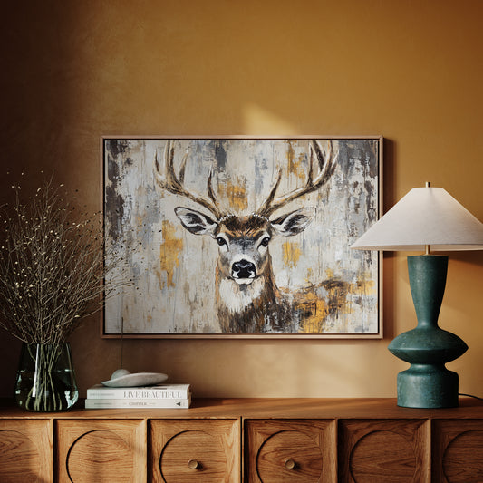 Noble Stag In Golden Light