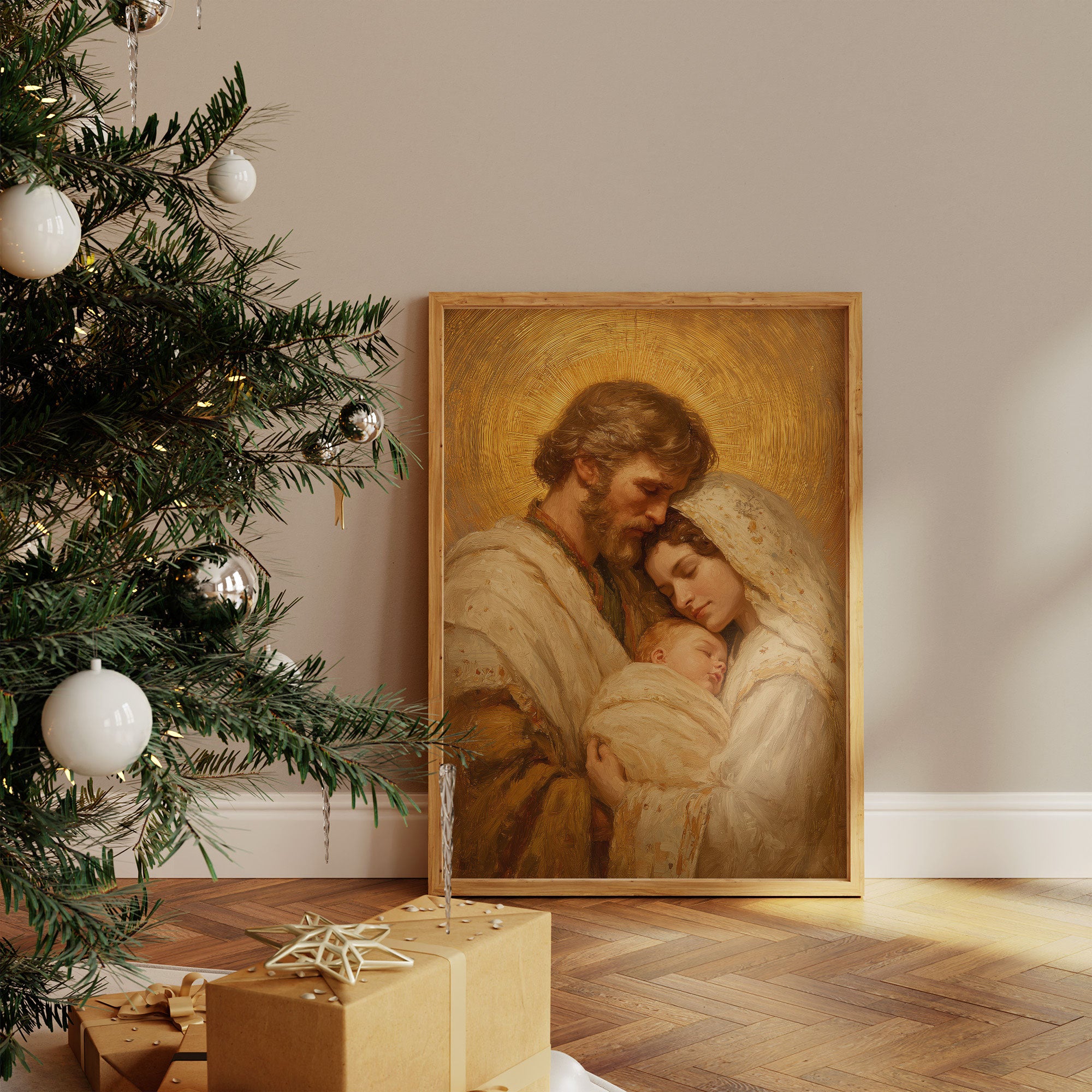 Sacred Light On Winter Morning