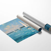 Sailing Through Azure Summer Skies