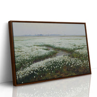 White Tulips Dance Through Dutch Fields