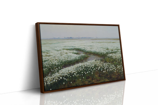 White Tulips Dance Through Dutch Fields