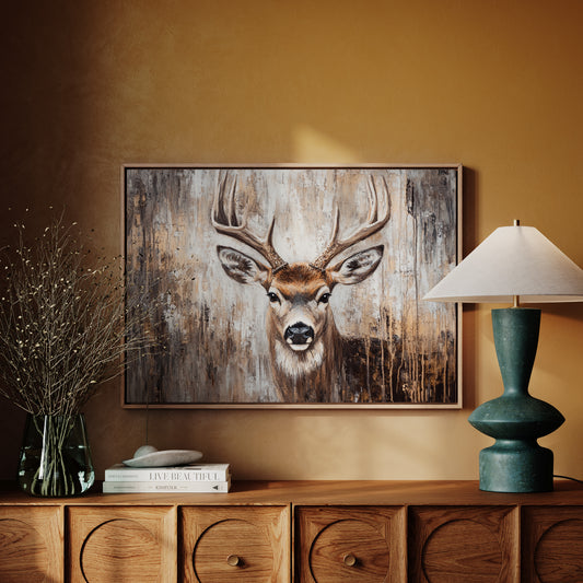 Noble Buck In Winter Light