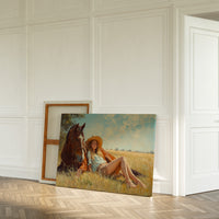 Cowgirl Daydream in Summer Grass