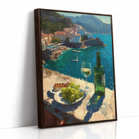 White Wine on the Amalfi Cliffs