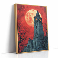 Blood Moon Over the Bell Tower